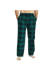 Pijalüx Erkek  Kareli Poplin Cepli Alt Pijama