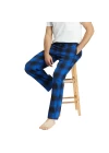 Pijalüx Erkek  Kareli Poplin Cepli Alt Pijama
