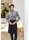 Rozamay 3402 Penelope Uzun Kollu Tesettür Mayo