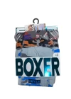 Star 106 Desenli Pamuklu Kemer Likralı 3lü Boxer