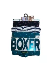 Star 106 Desenli Pamuklu Kemer Likralı 3lü Boxer