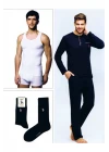 Us Polo 17394 Erkek  Uzun Kol Pijama Çeyiz Takımı