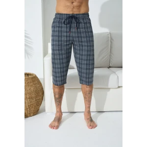 195 Erkek  Ekose Tek Kapri Şort