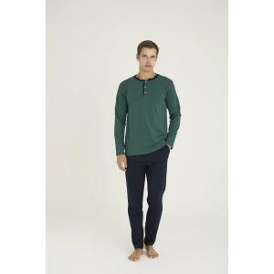 9245 Erkek Midi Yaka Pijama Takım