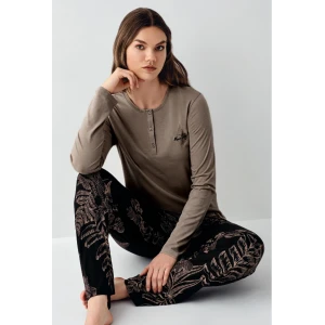 Arnetta 3439-s Kadın Uzun Kol Pijama Takım