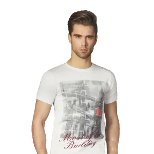 Berrak Erkek  Köprü Baskılı T-shirt 1047