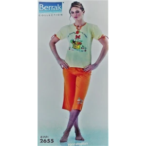 Berrak Kadın Floklu Kravize Atlet Elastane 2174