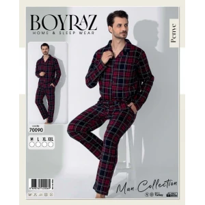 Boyraz 70090 Erkek Uzun Kol Penye Pijama Takımı