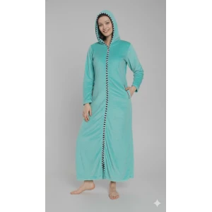 Cicikom 104030 Bayan Kapşonlu Havlu Elbise