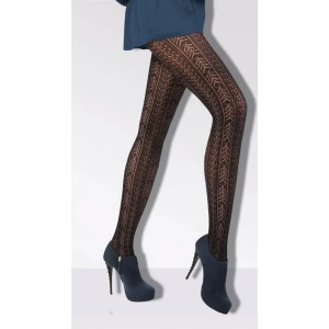 Daymod Kadın Amatista Micro File Desenli Külotlu Çorap