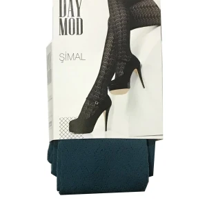 Daymod Kadın Şimal Micro File Desenli Külotlu Çorap