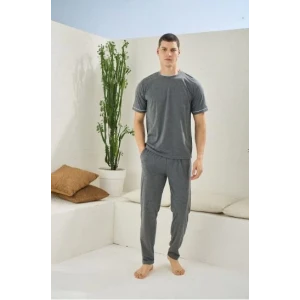 Erkek 2092 Erkek  O Yaka Pijama Takım