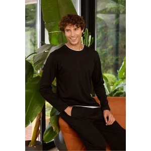 Erkek 9222 Erkek   O Yaka Pijama Takımı