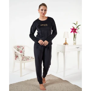 Estiva 25384 Uzun Kol Kadife Pijama Takımı