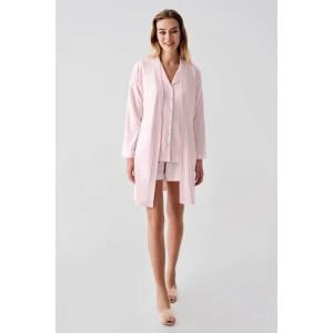 Freshness 324 Kadın 4lü Sabahlıklı Şorlu Pijama Takımı