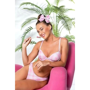 Gallipoli 32081 Ekose Desenli Hafif Destekli Sütyen Ve Slip Takım