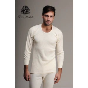 Hasyün 1002 %100 Yün Erkek  Uzun Kol Fanila