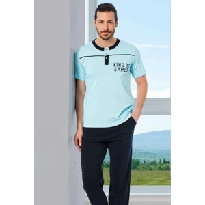 Hmd Erkek  Kısa Kollu Pijama Takmı 30026