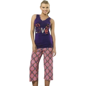 Hmd Kadın Kolsuz Kapri Takım 50010