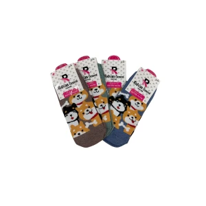 Kadın Figürlü Patik Çorap 4 Adet