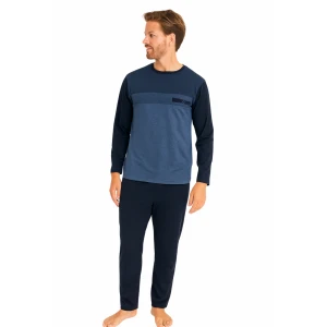 Kly O Yaka Flato Cepli Pijama Takım- 9217