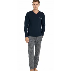 Kly V Yaka Pijama Takımı   9214