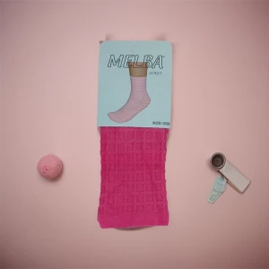 Melba Kareli Polymid Soket Çorap