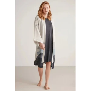 Nautıca W605 Kadın Kısa Gecelik Ve Sabahlık Takımı