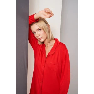 Pjs 26028 Bayan Önden Düğmeli Pijama Takımı