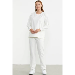 Sementa 76380 Taş Detaylı Sıfır Yaka  Eşofman Takım