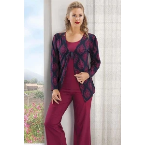 Üç Parçalı Kadın Pijaması 80017