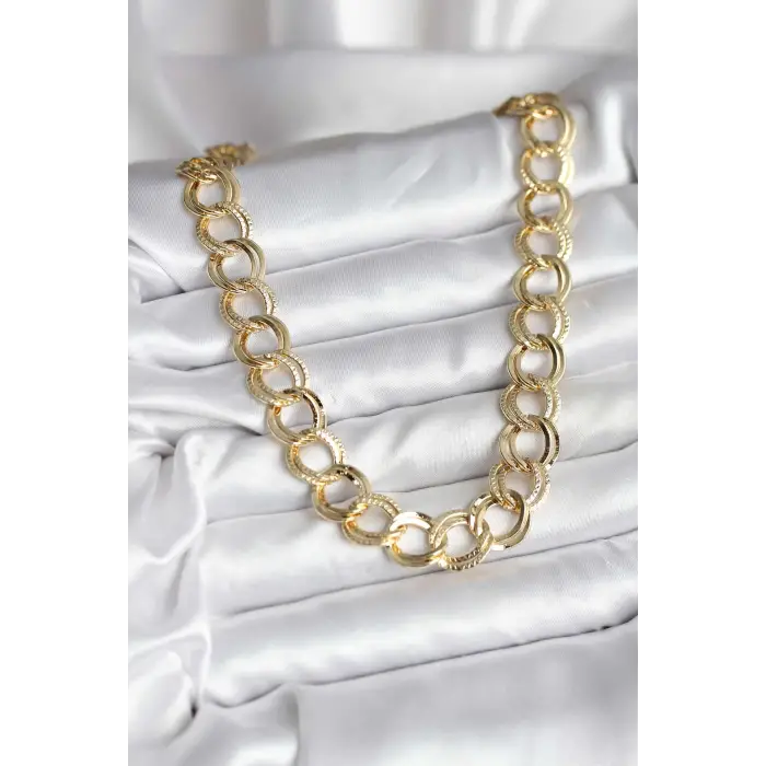 14K Gold Renk Kaplama Samanyolu Model CM Kadın Kolye