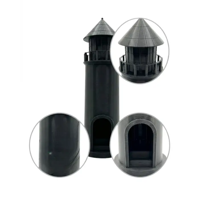 3D DENİZ FENERİ SİYAH