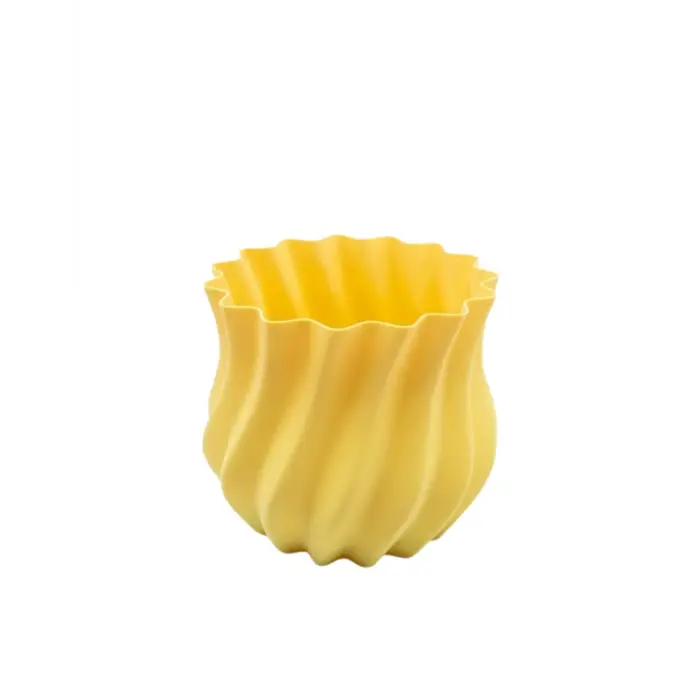 3D KIVRIMLI VAZO SARI