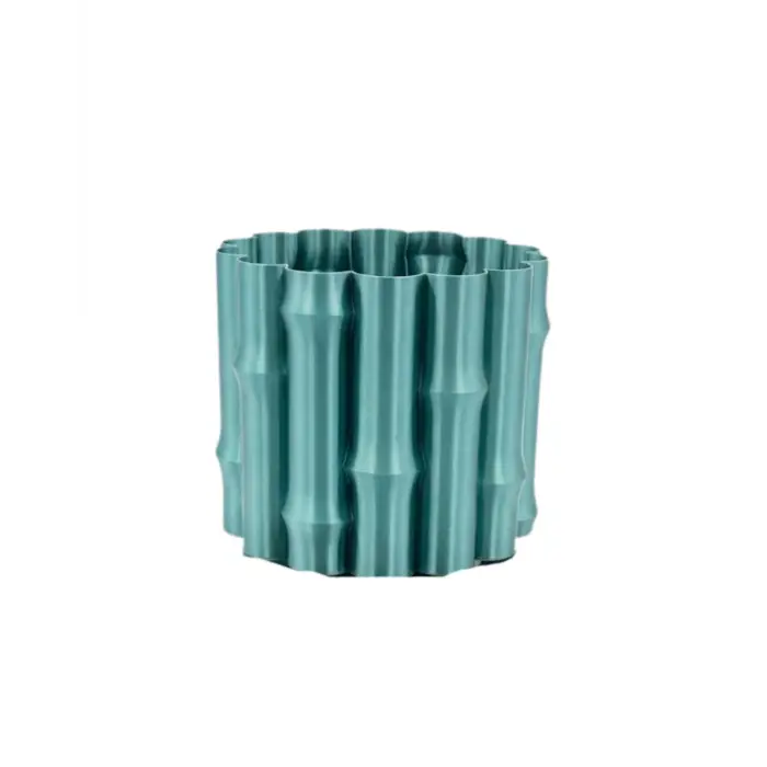 3D PARLAK YEŞİL VAZO