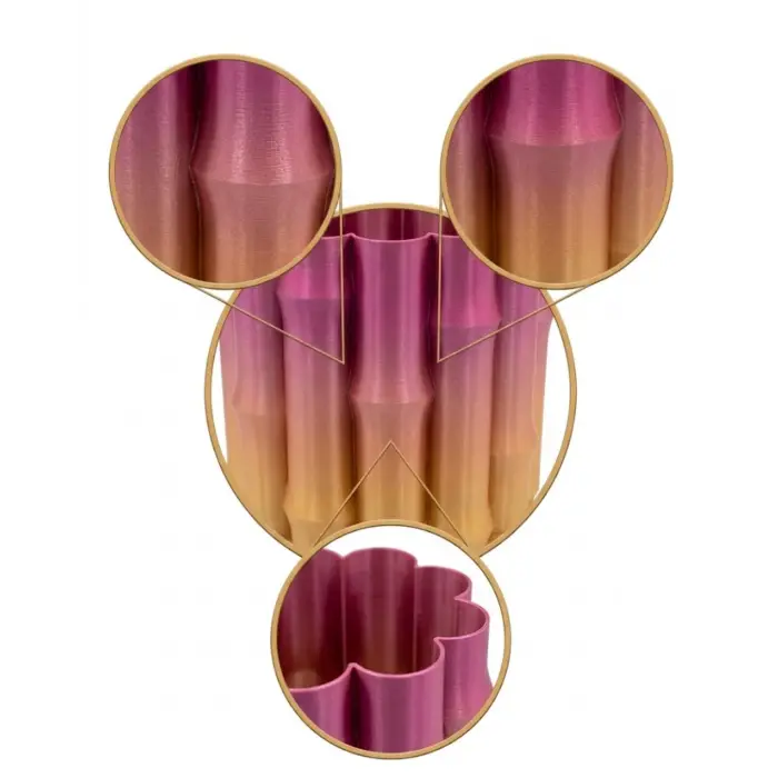 3D ÜRÜN MOR SARI VAZO