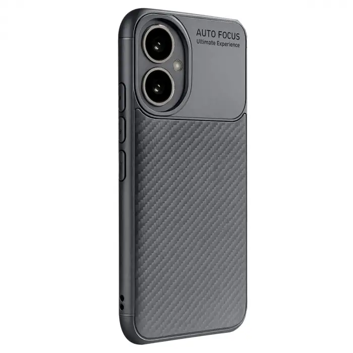 400 Kılıf Auto Focus Karbon Kapak - Gri
