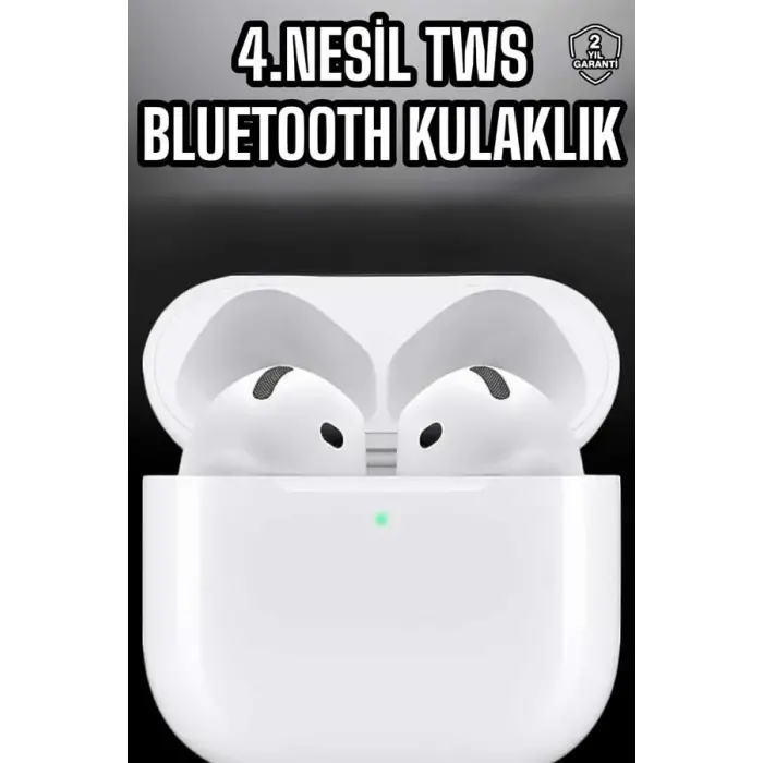 4.Nesil Kaliteli TWS Android ve İOS Uyumlu Mikrofonlu Kulaklık