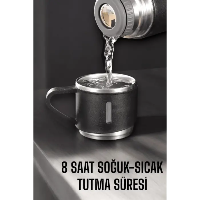 500 ml Kapasiteli Taşınabilir Basınçlı Termos Seti Günlük Kullanım için İdeal