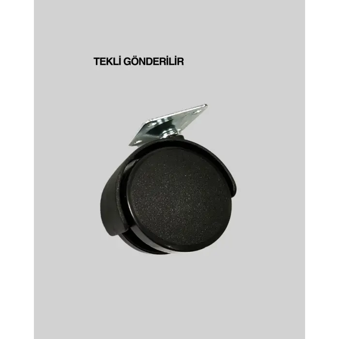 6 cm Kilitsiz Masa Ayağı Tekli Döner Tekerlek