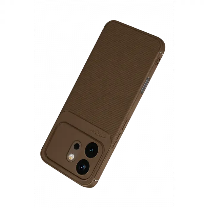 600 Auto Focus Karbon Kapak - Kahverengi