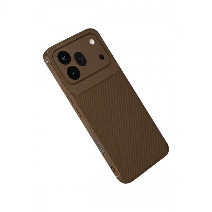 600 Pro Auto Focus Karbon Kapak - Kahverengi