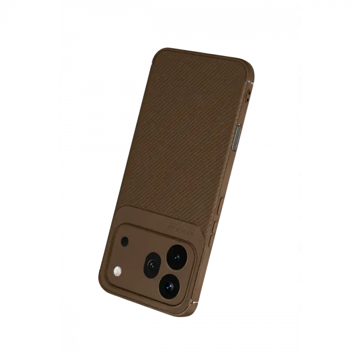 600 Pro Auto Focus Karbon Kapak - Kahverengi