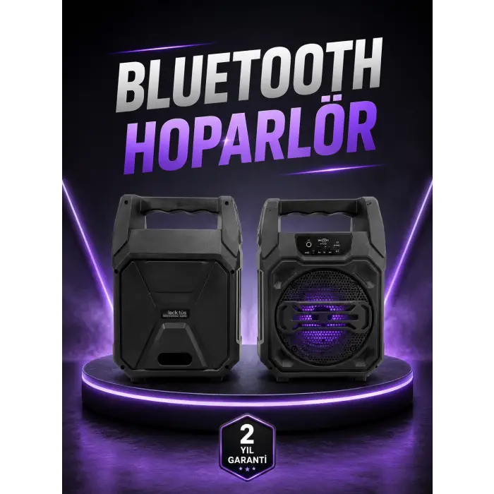 6.5 İnç Kablosuz Hoparlör Bluetooth Bağlantılı Yüksek Ses