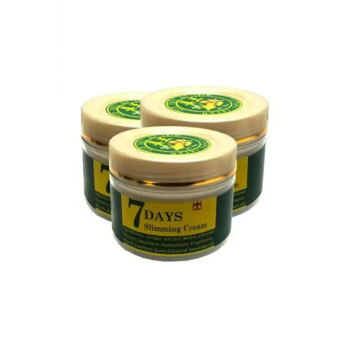 7 Days Slimming Cream 100 ml Vücut Bakım Kremi Zencefil Mucizesi 3 Adet