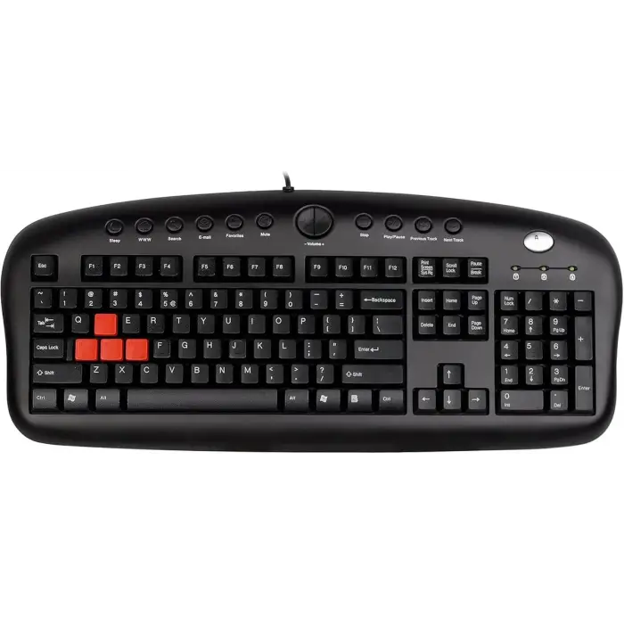 A4 Tech Kb-28G Siyah Usb Multımedya Gamer Klavye