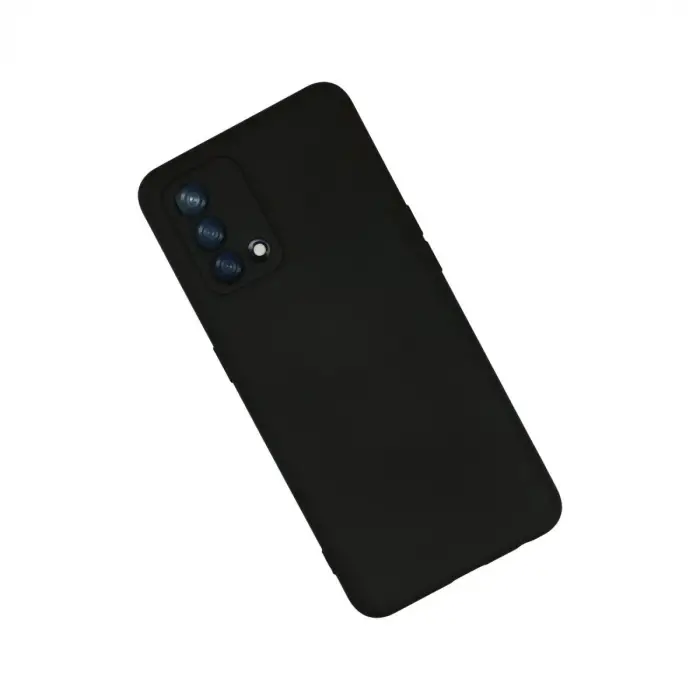 A74 4G Kılıf Nano içi Kadife Silikon - Siyah