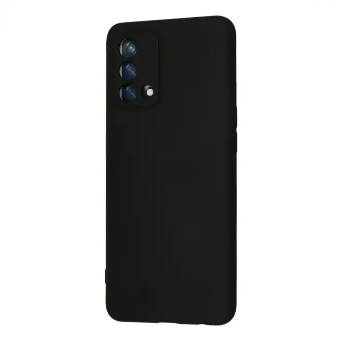 A74 4G Kılıf Nano içi Kadife Silikon - Siyah