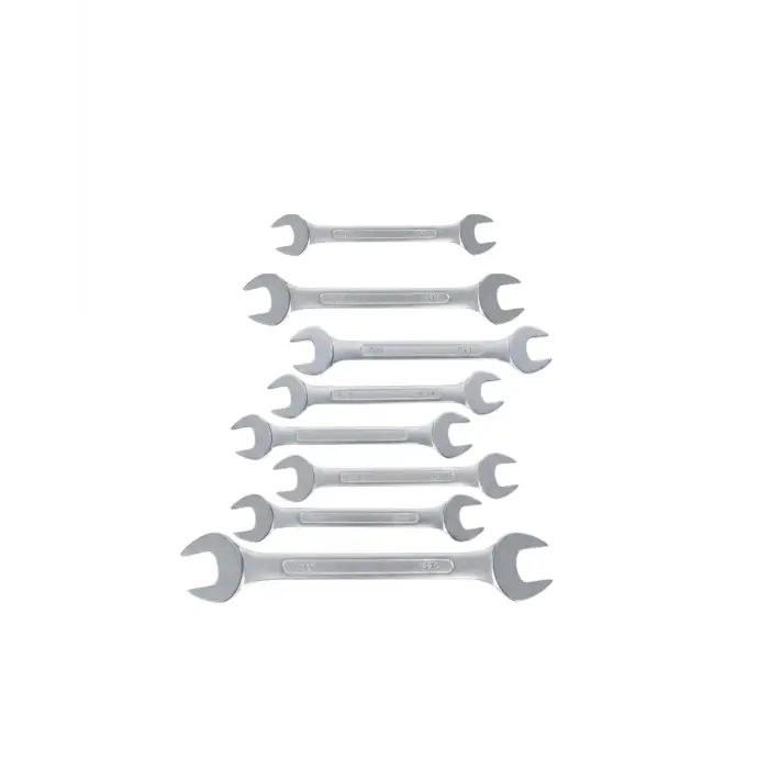 Açık Ağız Kombine Anahtar Seti 8 Ölçü Dayanıklı Yapı
