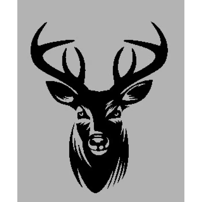 Ahşap İşleme Duvar Süsü- Ceylan Başı 30 cm x 50 cm